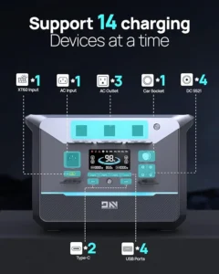 پاور استیشن دارن انر DaranEner NEO1500 Pro 1800W 16 پاور استیشن دارن انر DaranEner NEO1500 Pro 1800W