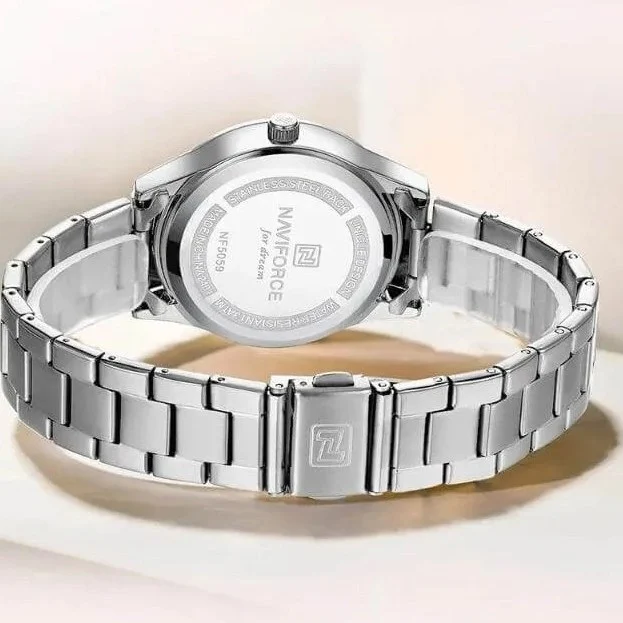 ساعت مچی زنانه نیوی فورس مدل Naviforce NF5059 اصلی 13 ساعت مچی زنانه نیوی فورس مدل Naviforce NF5059 اصلی