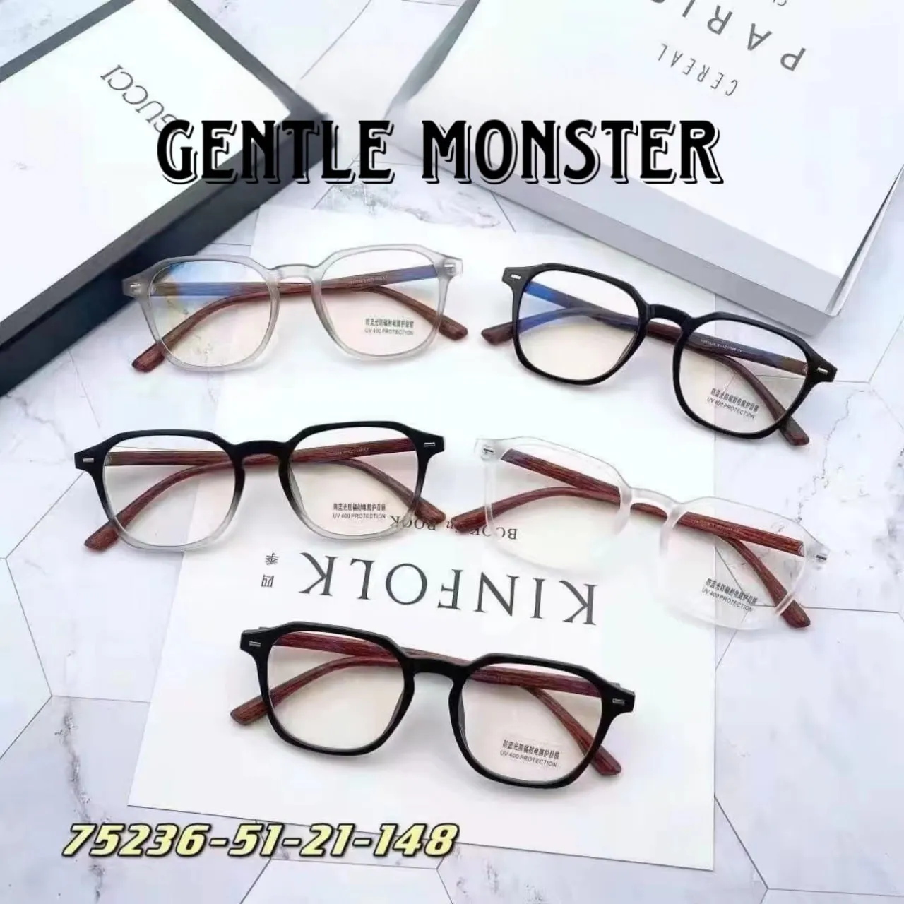 عینک طبی جنتل مانستر GENTLE MONSTER کد 75236 1 عینک طبی جنتل مانستر GENTLE MONSTER کد 75236