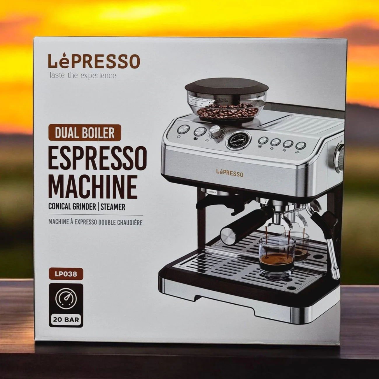 اسپرسوساز لپرسو دو بویلر با آسیاب مخروطی LEPRESSO DUAL BOILER LP038 18 اسپرسوساز لپرسو دو بویلر با آسیاب مخروطی LEPRESSO DUAL BOILER LP038