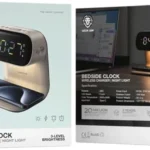 ساعت رومیزی و شارژر وایرلس گرین لاین Green Lion Bedside Clock Wireless Charger