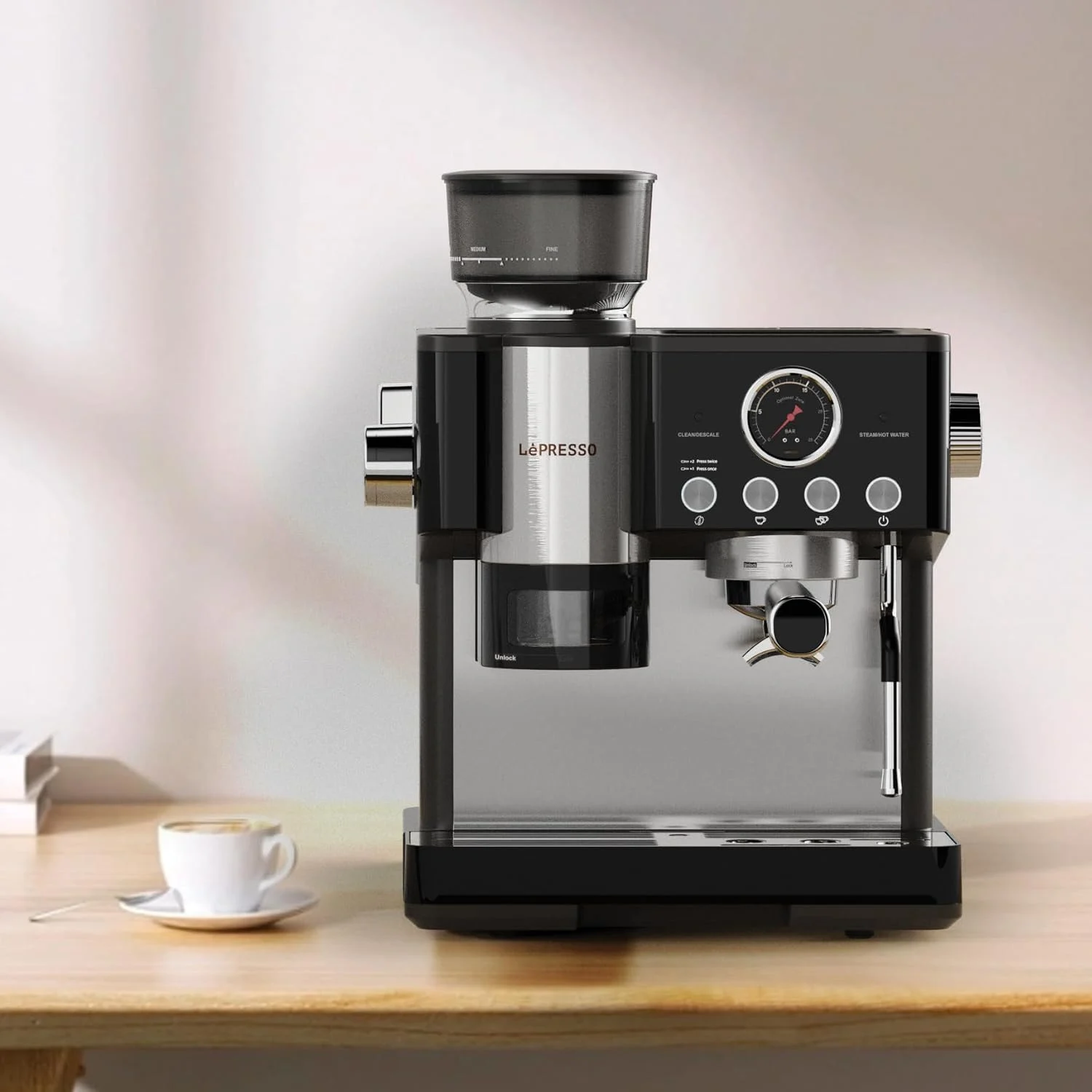 دستگاه قهوه ساز نیمه اتوماتیک لپرسو LePresso MAESTRO 19 دستگاه قهوه ساز نیمه اتوماتیک LePresso MAESTRO