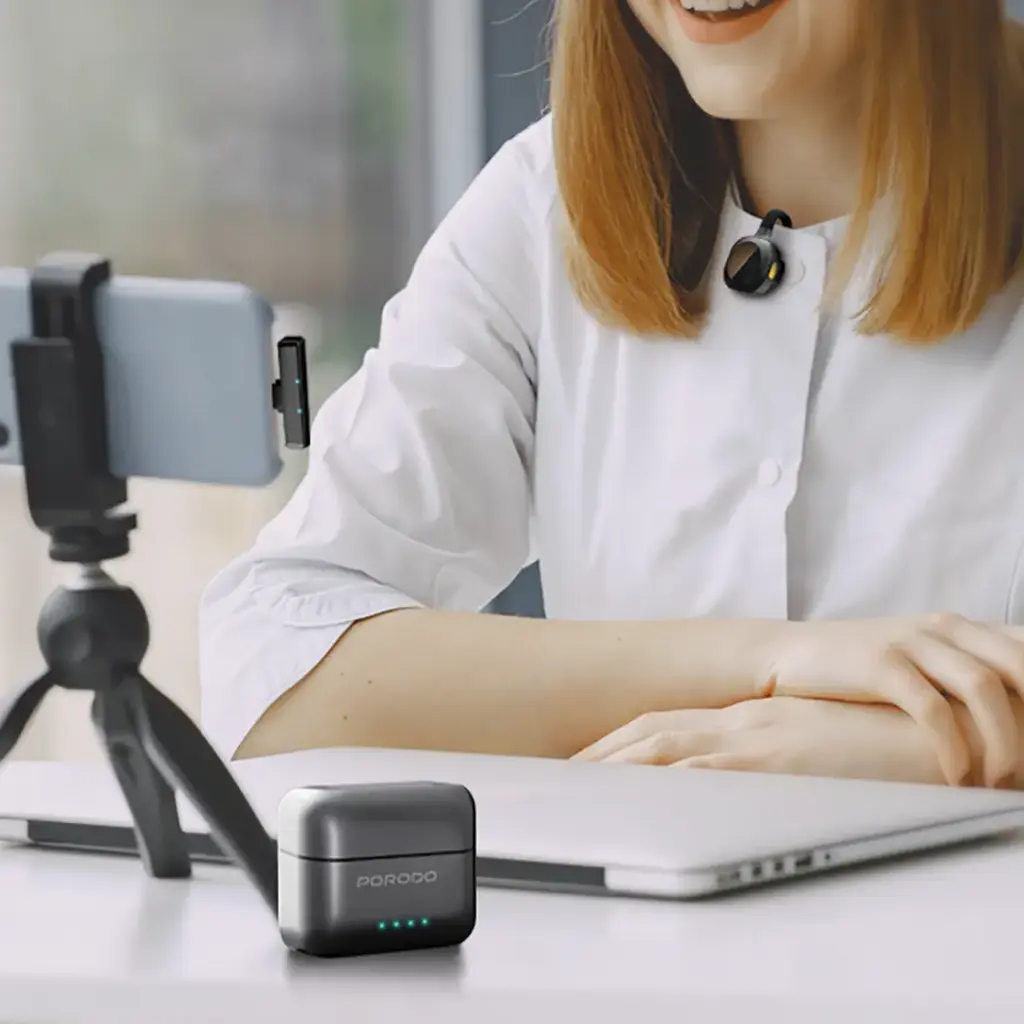 میکروفون یقه ای پورودو Porodo Movo Type-C اصلی 4 میکروفون یقه ای پورودو Porodo Movo Type-C اصلی